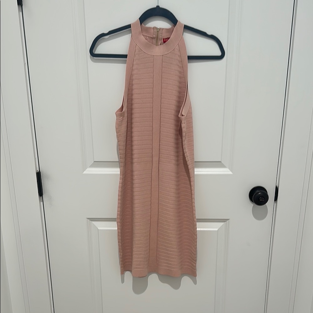 Elegant Sleeveless Pink Dress